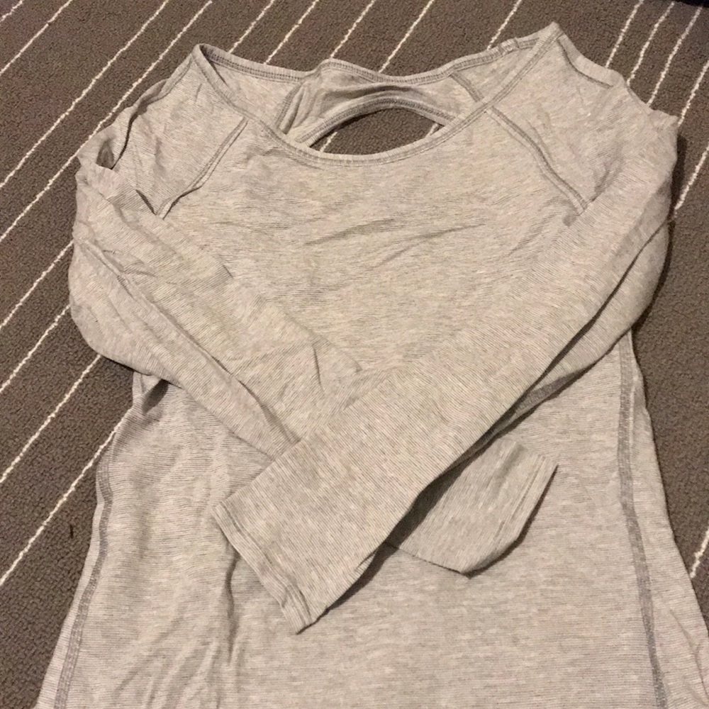 Lulu lemon long sleeve with open back